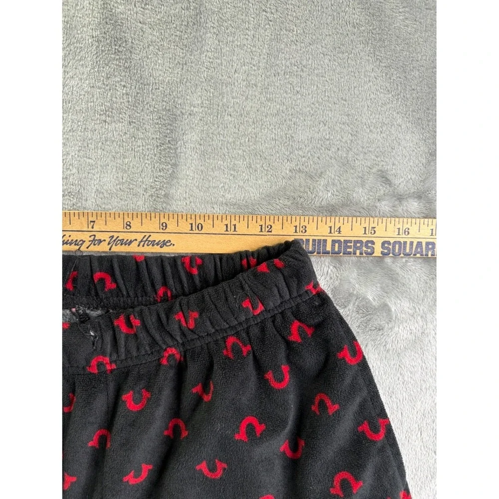 True Religion Loungewear Men's Pajama Pants M Black Elastic Waistband